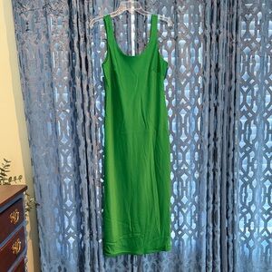 Anne Klein Vibrant Green Midi Dress